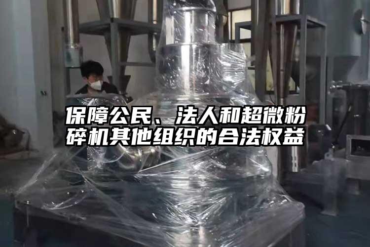 保障公民、法人和芭乐视频在线观看在线下载其他组织的合法权益