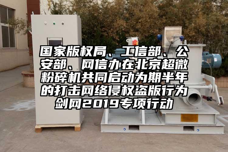 国家版权局、工信部、公安部、网信办在北京芭乐视频在线观看在线下载共同启动为期半年的打击网络侵权盗版行为剑网2019专项行动